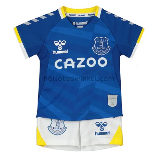 Everton Voetbalshirt Kleuters/Kids Thuis Tenue 2021-2022 Korte Mouw