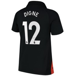Everton Voetbalshirt Lucas Digne 12 Uit Tenue 2021-2022 Korte Mouw