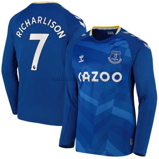 Everton Voetbalshirt Richarlison 7 Thuis Tenue 2021-2022 Lange Mouw