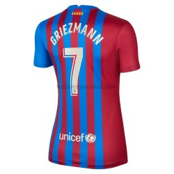 FC Barcelona Voetbalshirt Antoine Griezmann 7 Dames Thuis Tenue 2021-2022 Korte Mouw