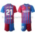 FC Barcelona Voetbalshirt Frenkie de Jong 21 Kleuters/Kids Thuis Tenue 2021-2022 Korte Mouw