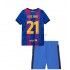 FC Barcelona Voetbalshirt Frenkie de Jong 21 Kleuters/Kids Derde Tenue 2021-2022 Korte Mouw