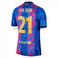 FC Barcelona Voetbalshirt Frenkie de Jong 21 Derde Tenue 2021-2022 Korte Mouw