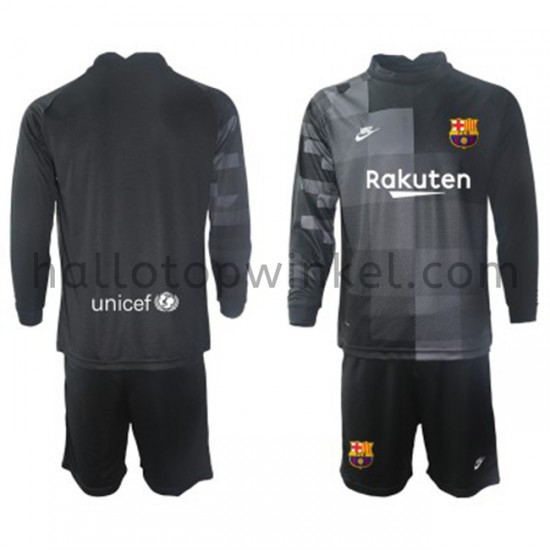 FC Barcelona Voetbalshirt Doelman Kleuters/Kids Uit Tenue 2021-2022 Lange Mouw