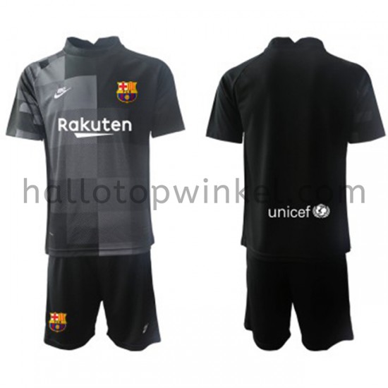 FC Barcelona Voetbalshirt Doelman Kleuters/Kids Uit Tenue 2021-2022 Korte Mouw