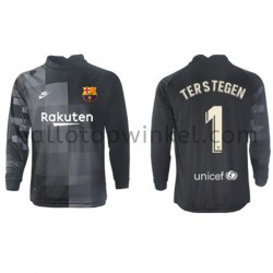FC Barcelona Voetbalshirt Doelman Ter Stegen 1 Uit Tenue 2021-2022 Lange Mouw
