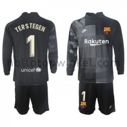 FC Barcelona Voetbalshirt Doelman Ter Stegen 1 Kleuters/Kids Uit Tenue 2021-2022 Lange Mouw
