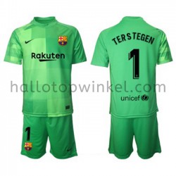 FC Barcelona Voetbalshirt Doelman Ter Stegen 1 Kleuters/Kids Derde Tenue 2021-2022 Korte Mouw
