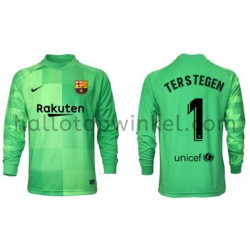 FC Barcelona Voetbalshirt Doelman Ter Stegen 1 Derde Tenue 2021-2022 Lange Mouw