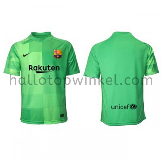 FC Barcelona Voetbalshirt Doelman Derde Tenue 2021-2022 Korte Mouw