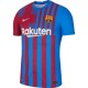 FC Barcelona Voetbalshirt Thuis Tenue 2021-2022 Korte Mouw