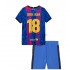 FC Barcelona Voetbalshirt Jordi Alba 18 Kleuters/Kids Derde Tenue 2021-2022 Korte Mouw