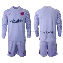 FC Barcelona Voetbalshirt Kleuters/Kids Uit Tenue 2021-2022 Lange Mouw