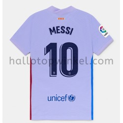 FC Barcelona Voetbalshirt Lionel Messi 10 Uit Tenue 2021-2022 Korte Mouw