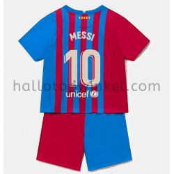 FC Barcelona Voetbalshirt Lionel Messi 10 Kleuters/Kids Thuis Tenue 2021-2022 Korte Mouw