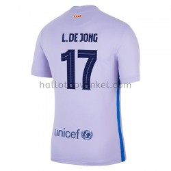 FC Barcelona Voetbalshirt Luke De Jong 17 Uit Tenue 2021-2022 Korte Mouw