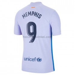 FC Barcelona Voetbalshirt Memphis Depay 9 Uit Tenue 2021-2022 Korte Mouw