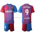 FC Barcelona Voetbalshirt Memphis Depay 9 Kleuters/Kids Thuis Tenue 2021-2022 Korte Mouw