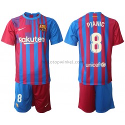 FC Barcelona Voetbalshirt Miralem Pjanic 8 Kleuters/Kids Thuis Tenue 2021-2022 Korte Mouw