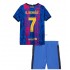 FC Barcelona Voetbalshirt O. Dembele 7 Kleuters/Kids Derde Tenue 2021-2022 Korte Mouw