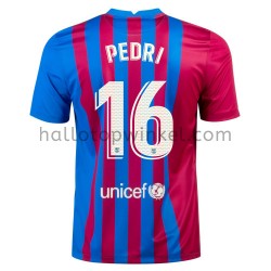 FC Barcelona Voetbalshirt Pedri 16 Thuis Tenue 2021-2022 Korte Mouw