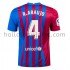 FC Barcelona Voetbalshirt Ronald Araujo 4 Thuis Tenue 2021-2022 Korte Mouw