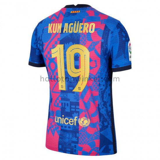 FC Barcelona Voetbalshirt Sergio Aguero 19 Derde Tenue 2021-2022 Korte Mouw