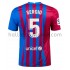 FC Barcelona Voetbalshirt Sergio Busquets 5 Thuis Tenue 2021-2022 Korte Mouw