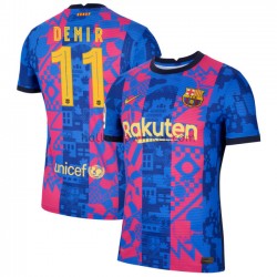 FC Barcelona Voetbalshirt Yusuf Demir 11 Derde Tenue 2021-2022 Korte Mouw