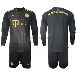 FC Bayern München Voetbalshirt Kleuters/Kids Uit Tenue 2021-2022 Lange Mouw