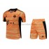FC Bayern München Voetbalshirt Doelman Kleuters/Kids Thuis Tenue 2021-2022 Korte Mouw