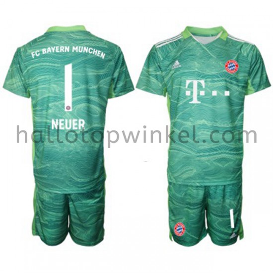 FC Bayern München Voetbalshirt Doelman Manuel Neuer 1 Kleuters/Kids Derde Tenue 2021-2022 Korte Mouw