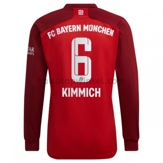 FC Bayern München Voetbalshirt Joshua Kimmich 6 Thuis Tenue 2021-2022 Lange Mouw