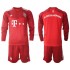 FC Bayern München Voetbalshirt Kleuters/Kids Thuis Tenue 2021-2022 Lange Mouw