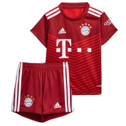FC Bayern München Voetbalshirt Kleuters/Kids Thuis Tenue 2021-2022 Korte Mouw