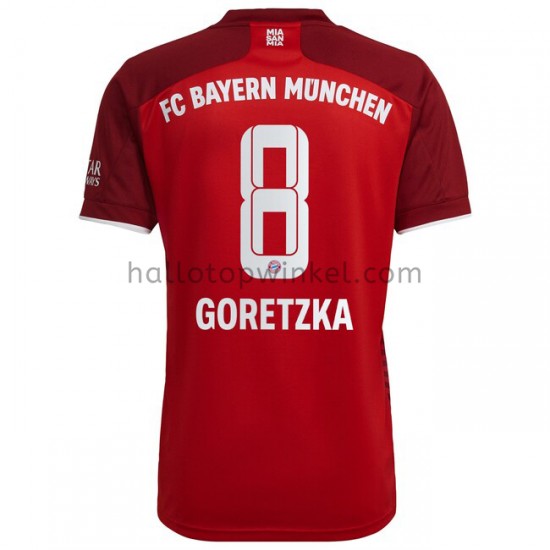 FC Bayern München Voetbalshirt Leon Goretzka 8 Thuis Tenue 2021-2022 Korte Mouw