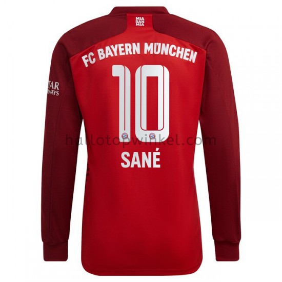 FC Bayern München Voetbalshirt Leroy Sane 10 Thuis Tenue 2021-2022 Lange Mouw
