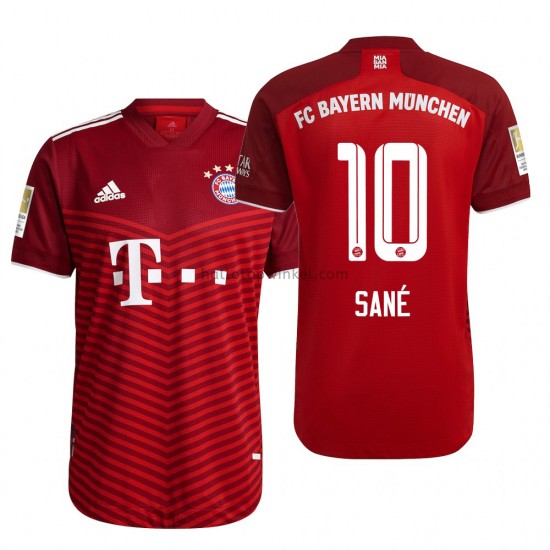 FC Bayern München Voetbalshirt Leroy Sane 10 Thuis Tenue 2021-2022 Korte Mouw