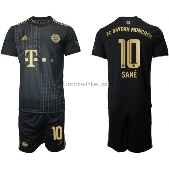 FC Bayern München Voetbalshirt Leroy Sane 10 Kleuters/Kids Uit Tenue 2021-2022 Korte Mouw