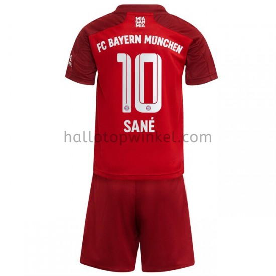 FC Bayern München Voetbalshirt Leroy Sane 10 Kleuters/Kids Thuis Tenue 2021-2022 Korte Mouw