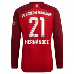 FC Bayern München Voetbalshirt Lucas Hernandez 21 Thuis Tenue 2021-2022 Lange Mouw