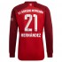 FC Bayern München Voetbalshirt Lucas Hernandez 21 Thuis Tenue 2021-2022 Lange Mouw