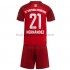 FC Bayern München Voetbalshirt Lucas Hernandez 21 Kleuters/Kids Thuis Tenue 2021-2022 Korte Mouw