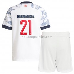 FC Bayern München Voetbalshirt Lucas Hernandez 21 Kleuters/Kids Derde Tenue 2021-2022 Korte Mouw