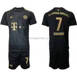 FC Bayern München Voetbalshirt Serge Gnabry 7 Kleuters/Kids Uit Tenue 2021-2022 Korte Mouw