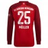 FC Bayern München Voetbalshirt Thomas Muller 25 Thuis Tenue 2021-2022 Lange Mouw