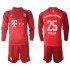 FC Bayern München Voetbalshirt Thomas Muller 25 Kleuters/Kids Thuis Tenue 2021-2022 Lange Mouw