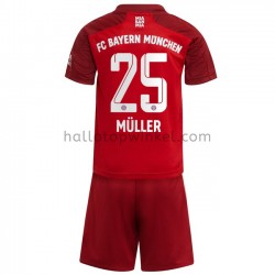 FC Bayern München Voetbalshirt Thomas Muller 25 Kleuters/Kids Thuis Tenue 2021-2022 Korte Mouw