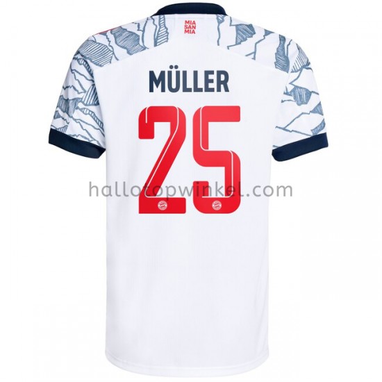 FC Bayern München Voetbalshirt Thomas Muller 25 Derde Tenue 2021-2022 Korte Mouw