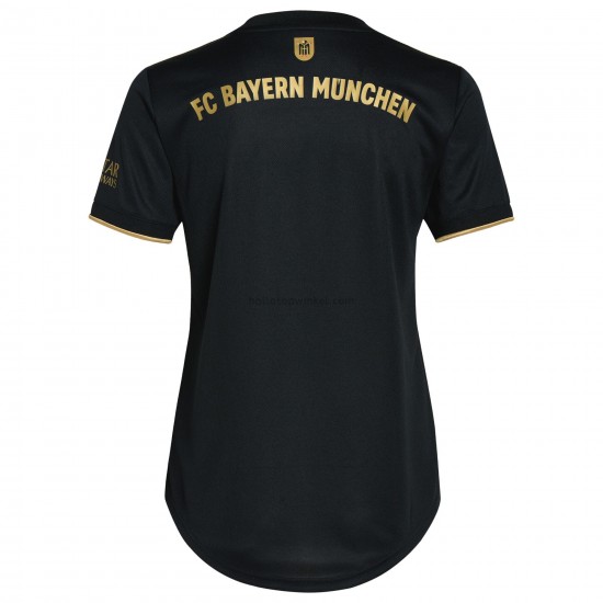 FC Bayern München Voetbalshirt Dames Uit Tenue 2021-2022 Korte Mouw